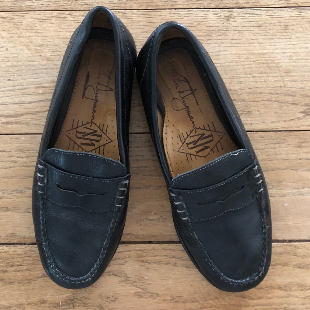 Martin Dingman Black Leather Loafer Men's - Size 8-1/2